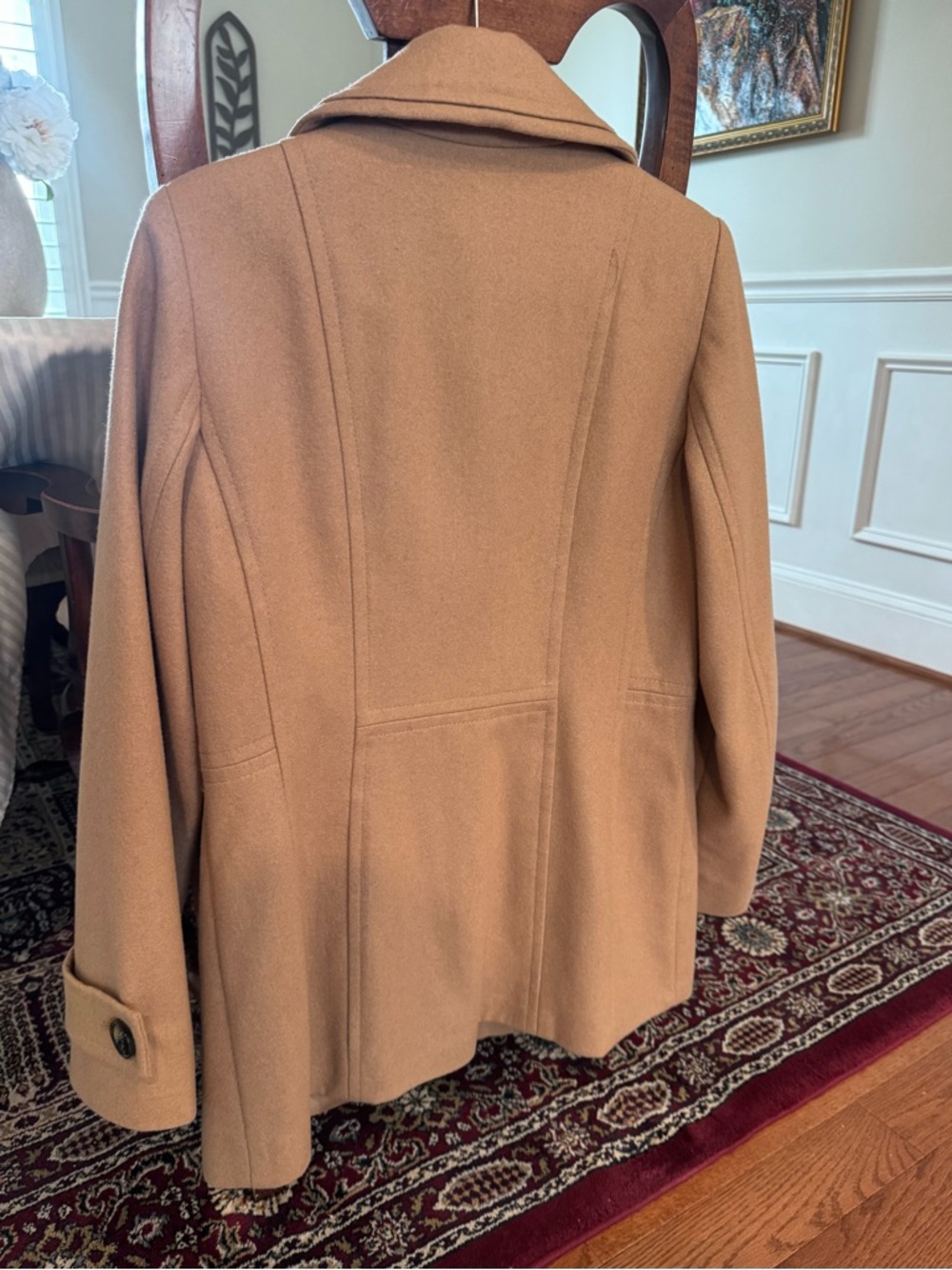 London Fog Camel Peacoat with Button Front NWOT - Picture 5 of 9